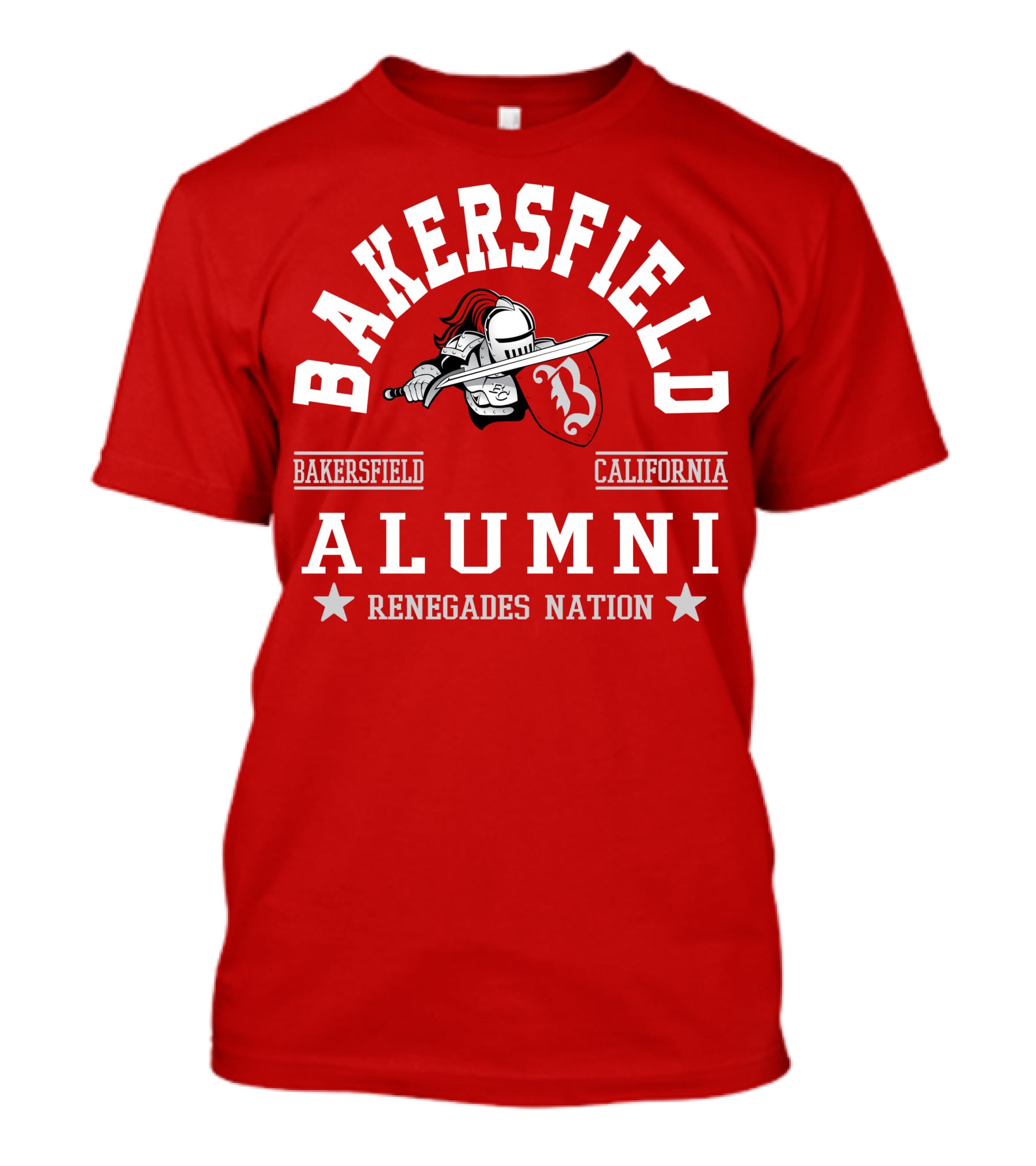 Bakersfield California Alumni Renegades Nation T-Shirt