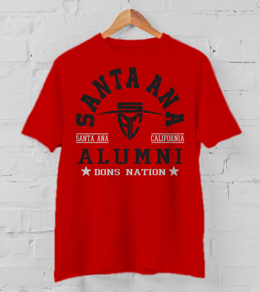 Santa Ana California Alumni Dons Nation T-Shirt
