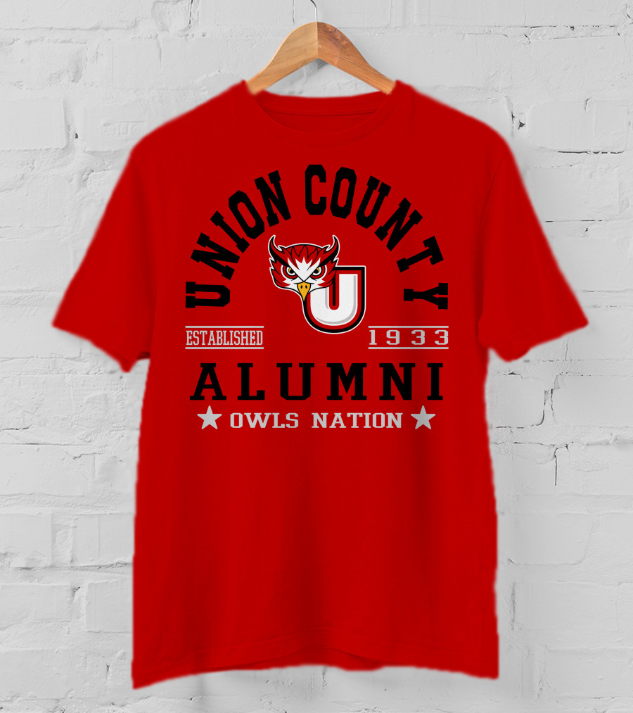 Union County Alumni Owls Nation Established 1933 T-Shirt