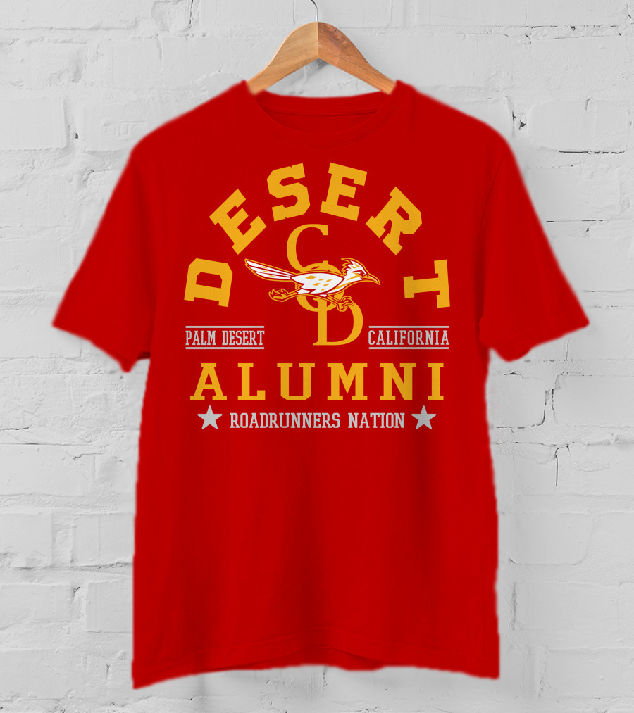 Desert Alumni Palm Desert California Roadrunners Nation T-Shirt