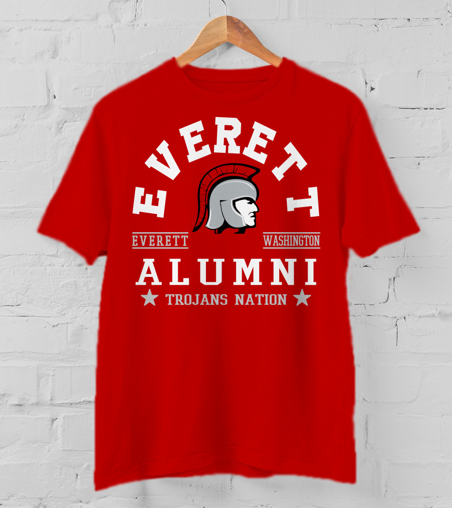 Everett Washington Alumni Trojans Nation T-Shirt