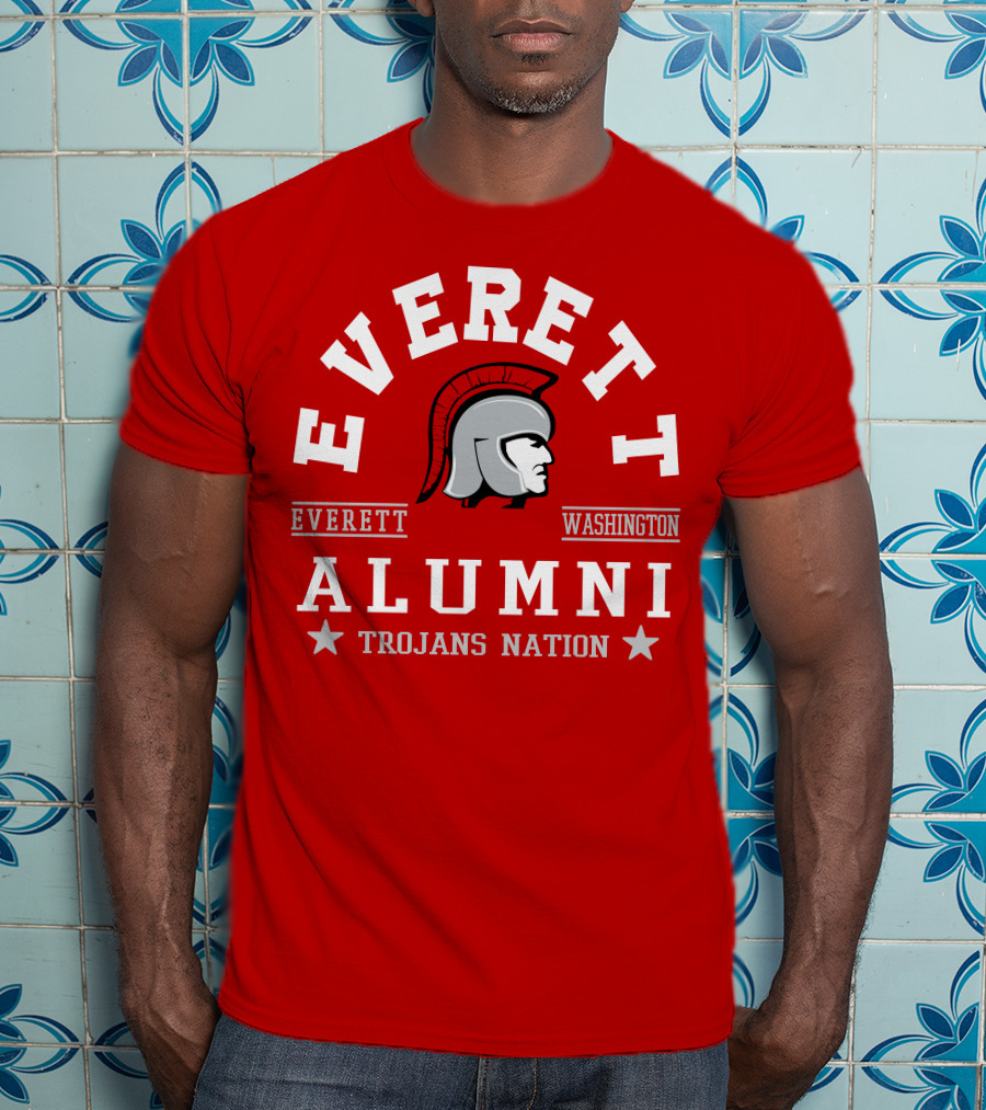 Everett Washington Alumni Trojans Nation T-Shirt