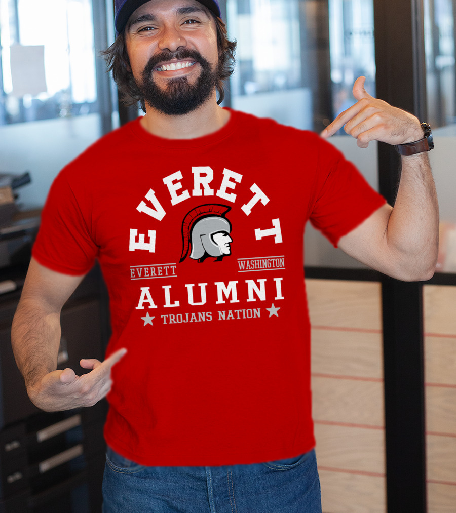 Everett Washington Alumni Trojans Nation T-Shirt