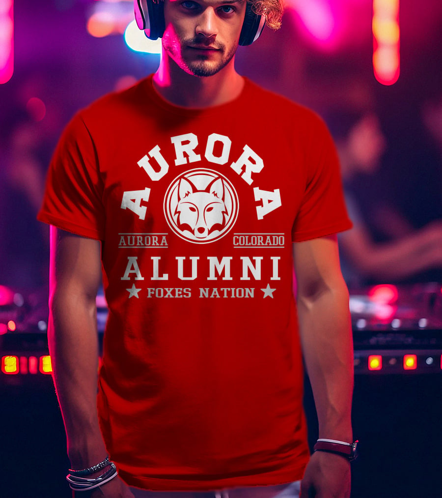 Aurora Colorado Alumni Foxes Nation T-Shirt