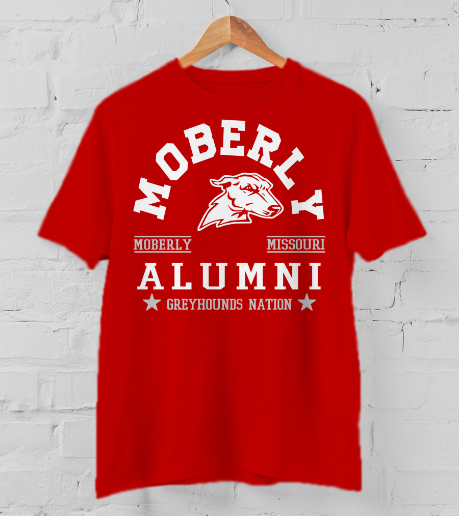 Moberly Missouri Alumni Greyhounds Nation T-Shirt