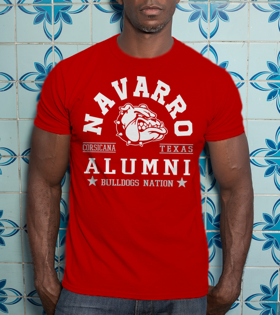 Navarro Corsicana Texas Alumni Bulldogs Nation T-Shirt