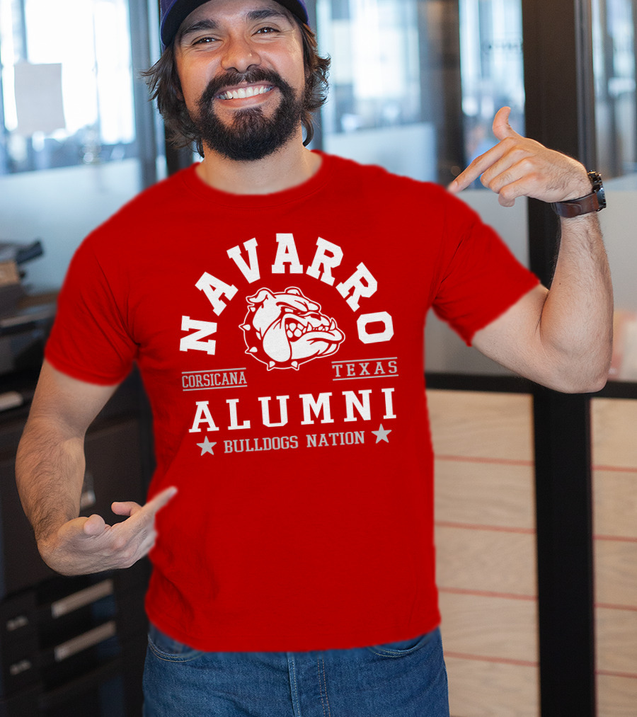 Navarro Corsicana Texas Alumni Bulldogs Nation T-Shirt