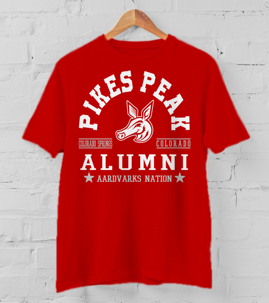 Pikes Peak Alumni Colorado Springs Aardvarks Nation Colorado T-Shirt