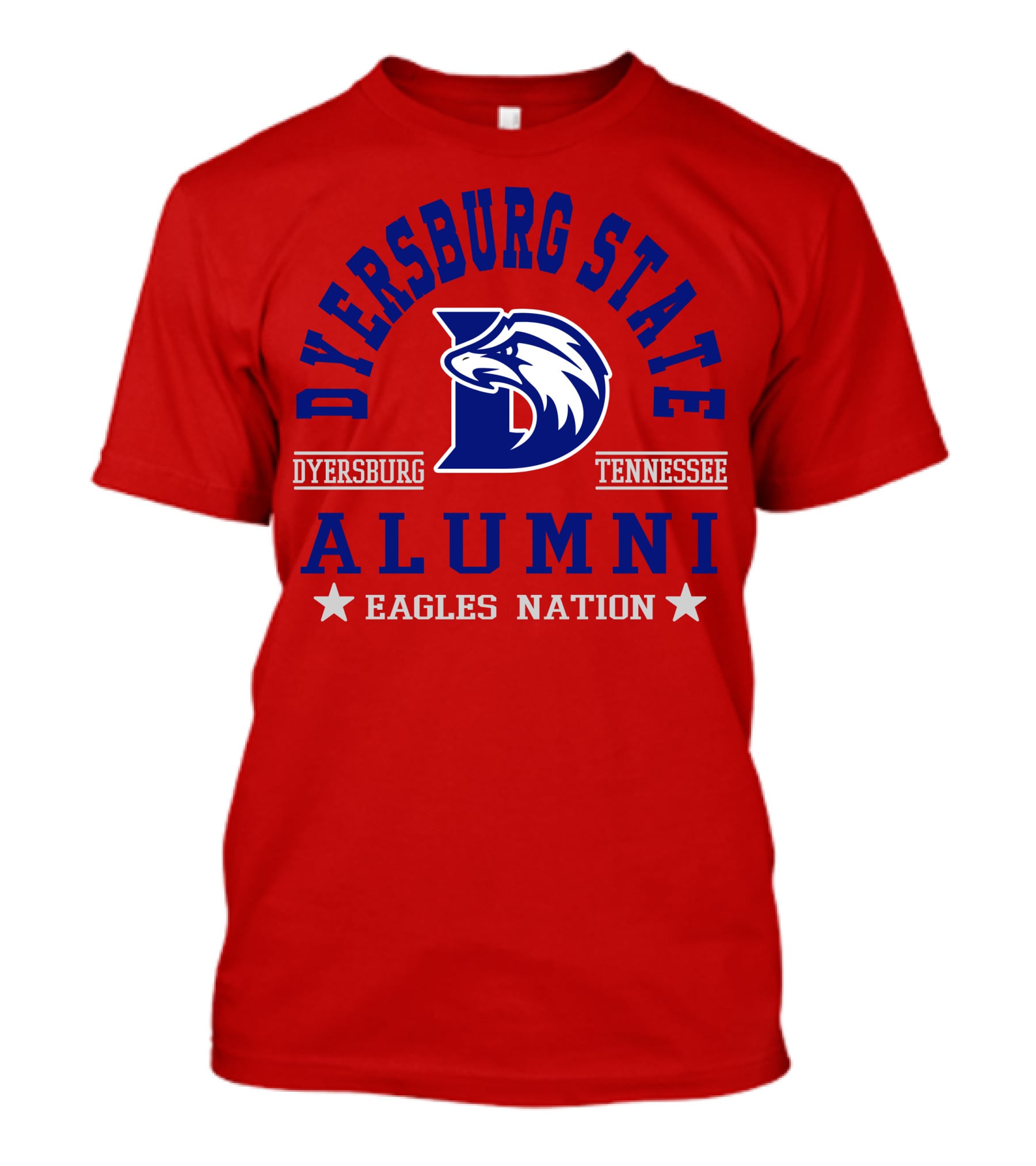 Dyersburg State Alumni Eagles Nation Tennessee T-Shirt