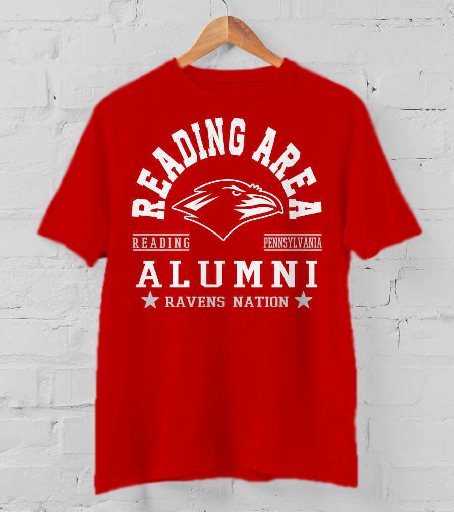 Reading Area Pennsylvania Alumni Ravens Nation T-Shirt