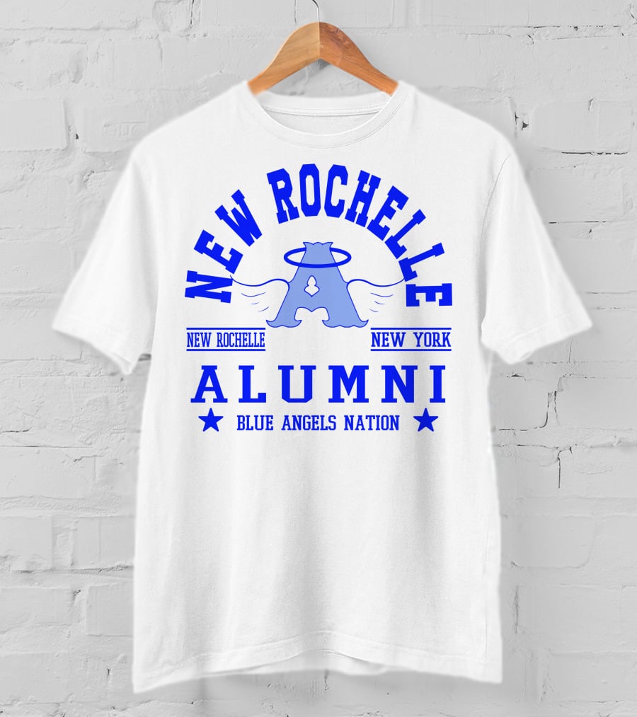 New Rochelle Alumni Blue Angels Nation New York T-Shirt