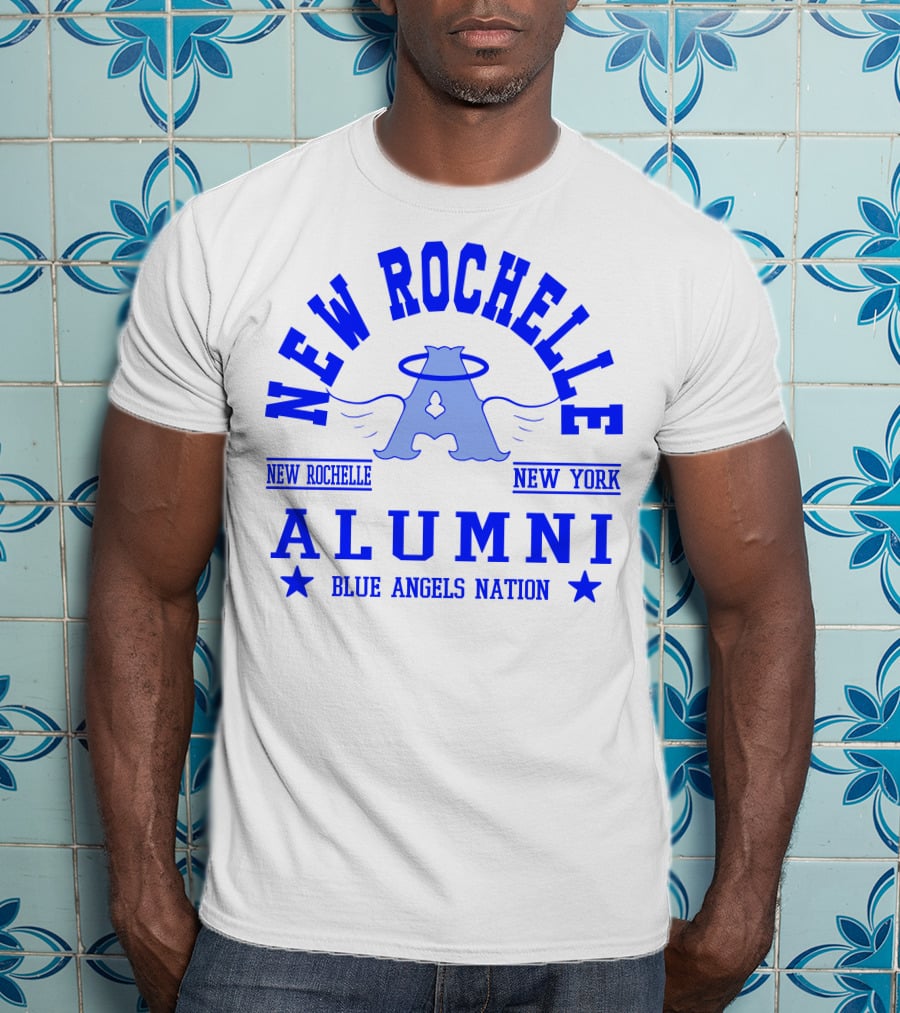 New Rochelle Alumni Blue Angels Nation New York T-Shirt