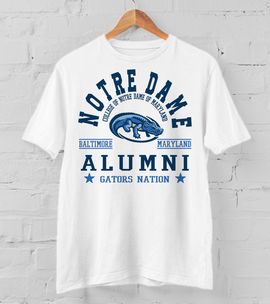 Notre Dame College Of Maryland Alumni Gators Nation Baltimore Maryland T-Shirt