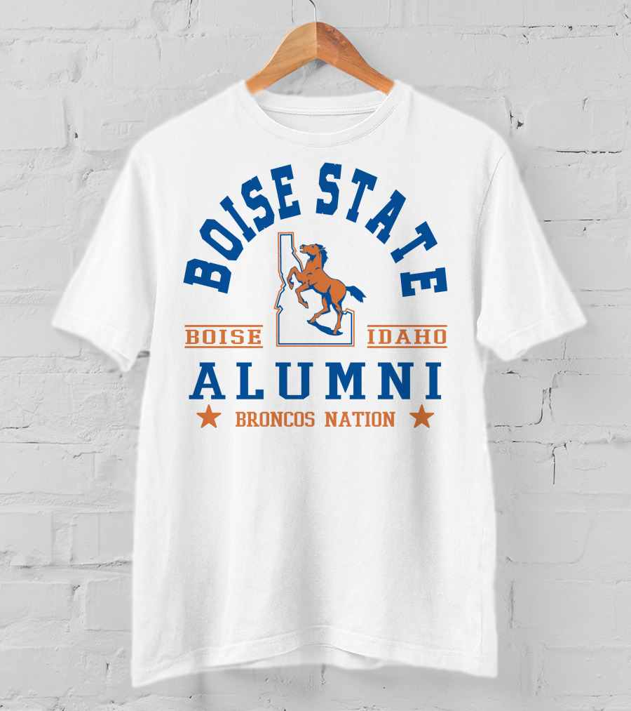 Boise State Alumni Boise Idaho Broncos Nation T-Shirt