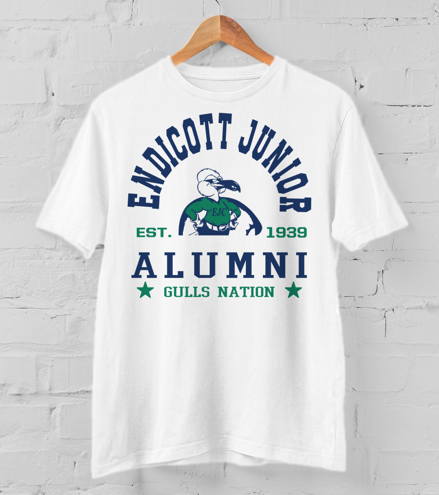 Endicott Junior Alumni Est. 1939 Gulls Nation EJC T-Shirt