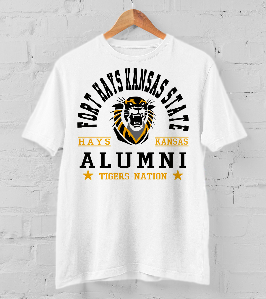 Fort Hays Kansas State Alumni Tigers Nation Hays Kansas T-Shirt