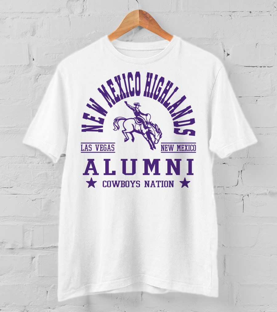 New Mexico Highlands University Alumni Cowboys Nation Las Vegas New Mexico T-Shirt