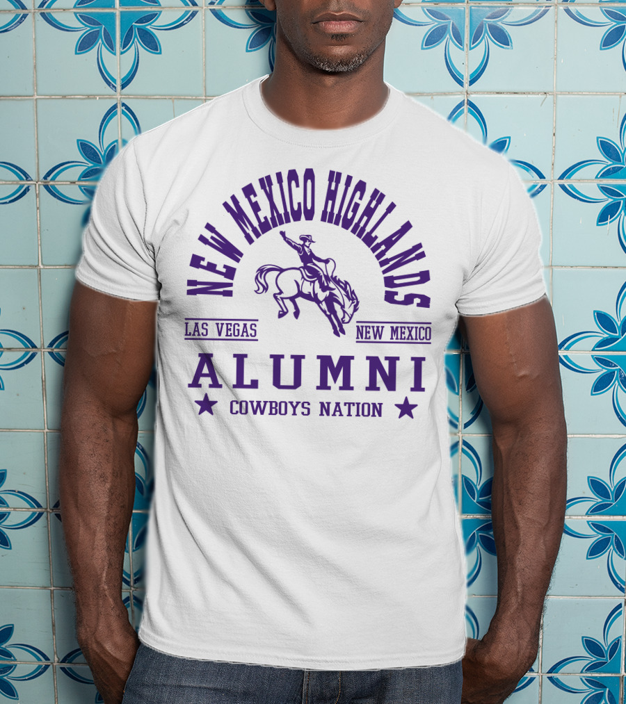 New Mexico Highlands University Alumni Cowboys Nation Las Vegas New Mexico T-Shirt