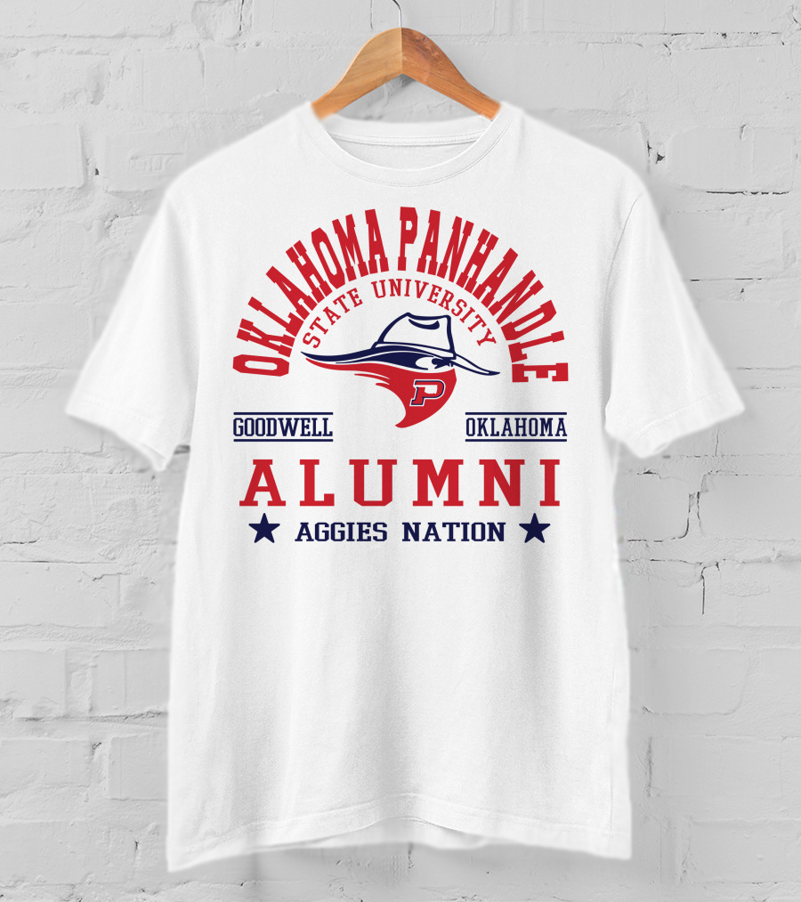 Oklahoma Panhandle State University Alumni Aggies Nation Goodwell Oklahoma T-Shirt