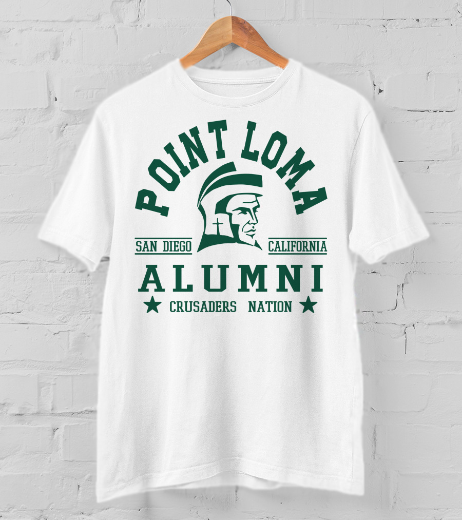 Point Loma Alumni San Diego California Crusaders Nation T-Shirt