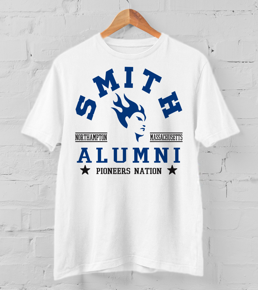 Smith College Alumni Northampton Massachusetts Pioneers Nation T-Shirt
