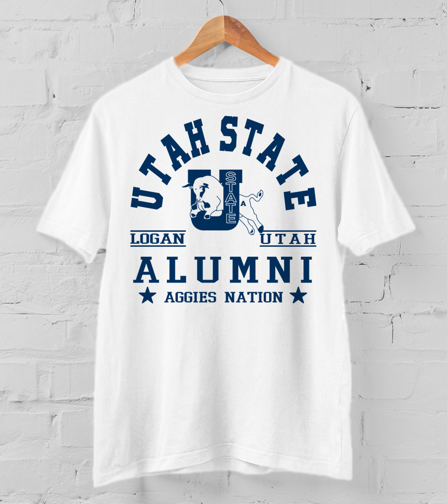 Utah State Alumni Logan Utah Aggies Nation T-Shirt