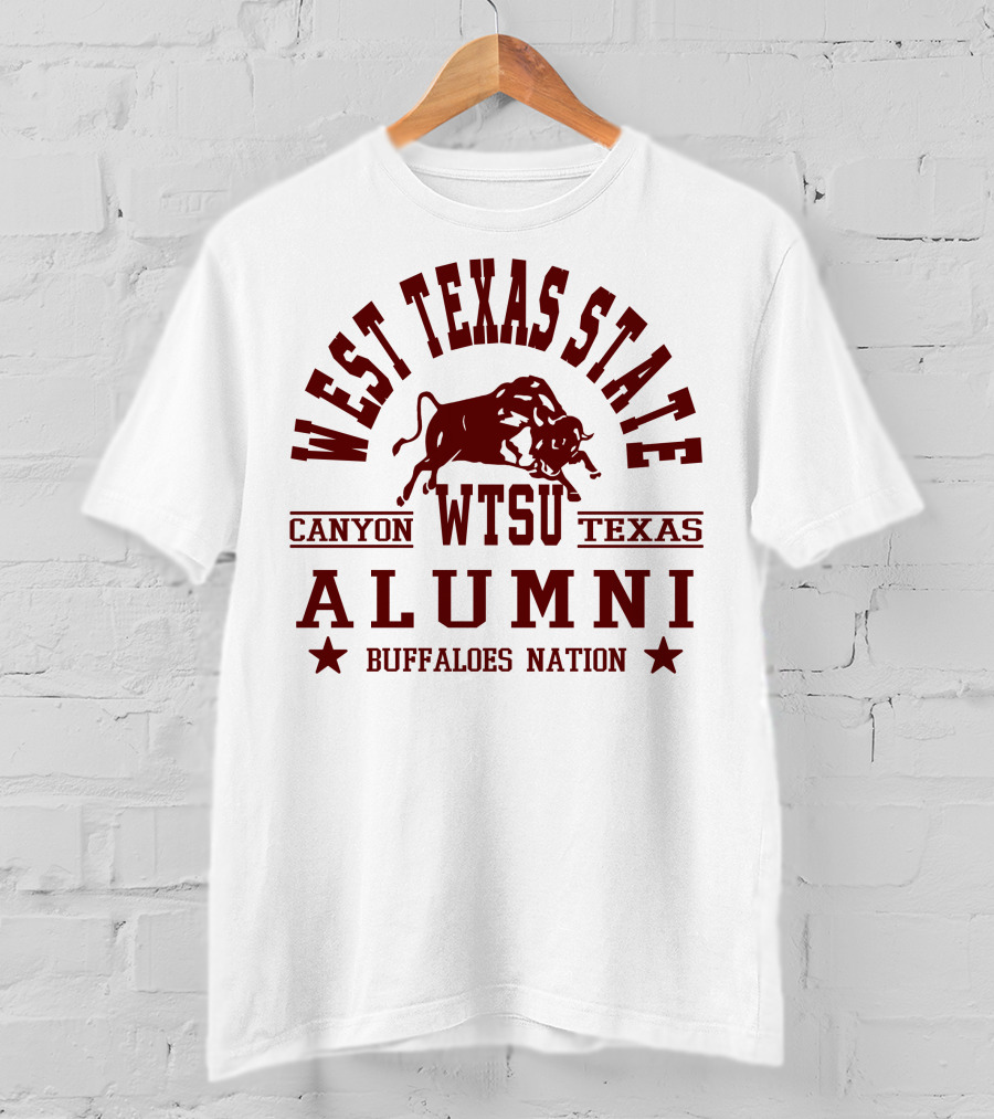 West Texas State Alumni Buffaloes Nation WTSU Canyon Texas T-Shirt