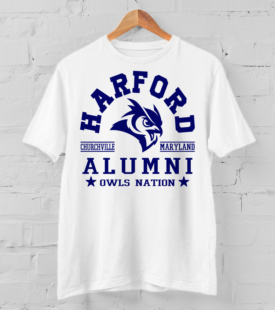Harford Alumni Owls Nation Churchville Maryland T-Shirt