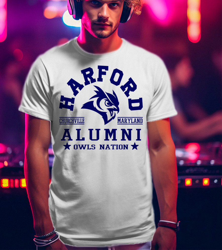 Harford Alumni Owls Nation Churchville Maryland T-Shirt