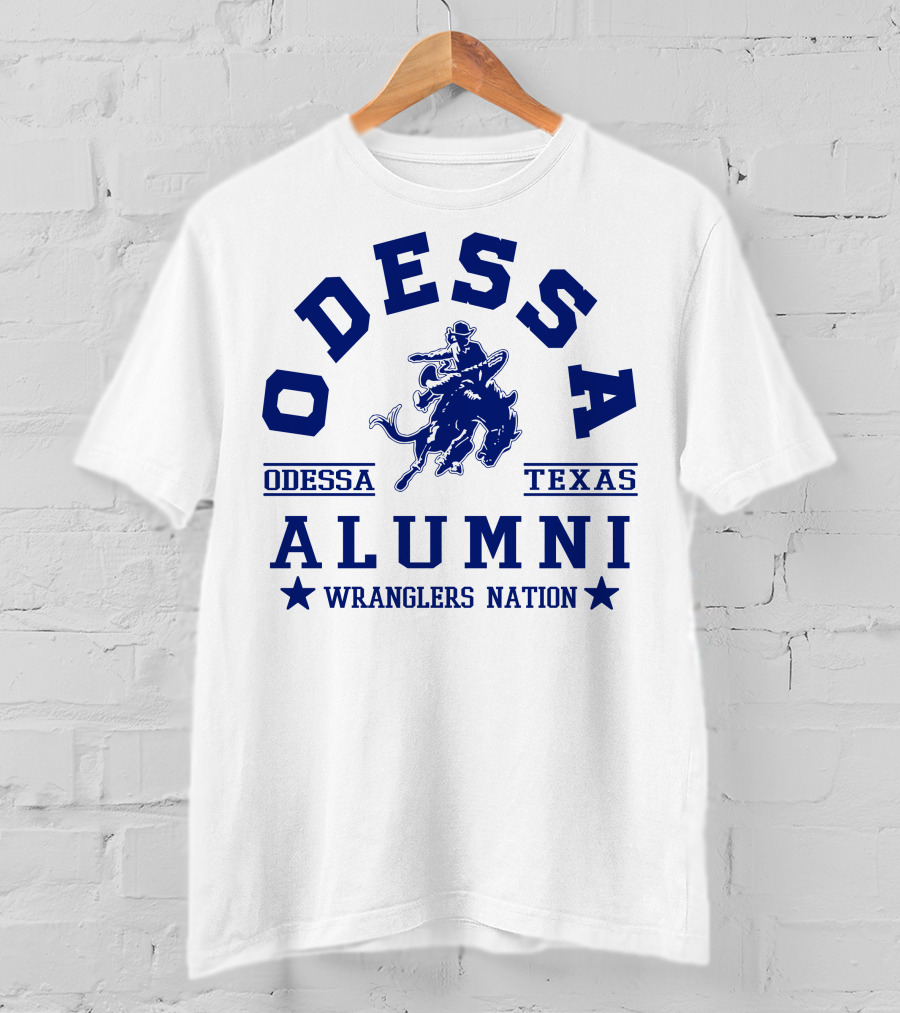 Odessa Texas Alumni Wranglers Nation T-Shirt