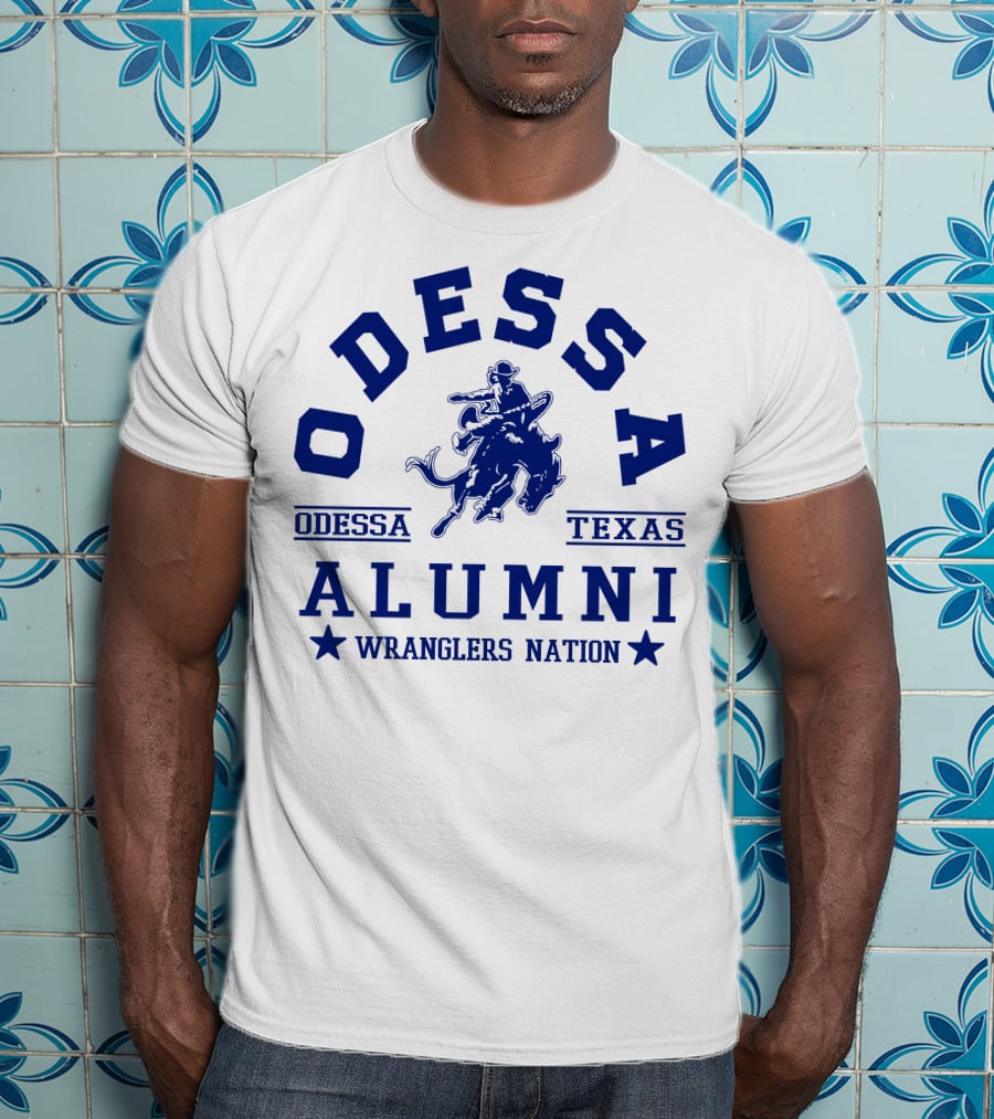 Odessa Texas Alumni Wranglers Nation T-Shirt