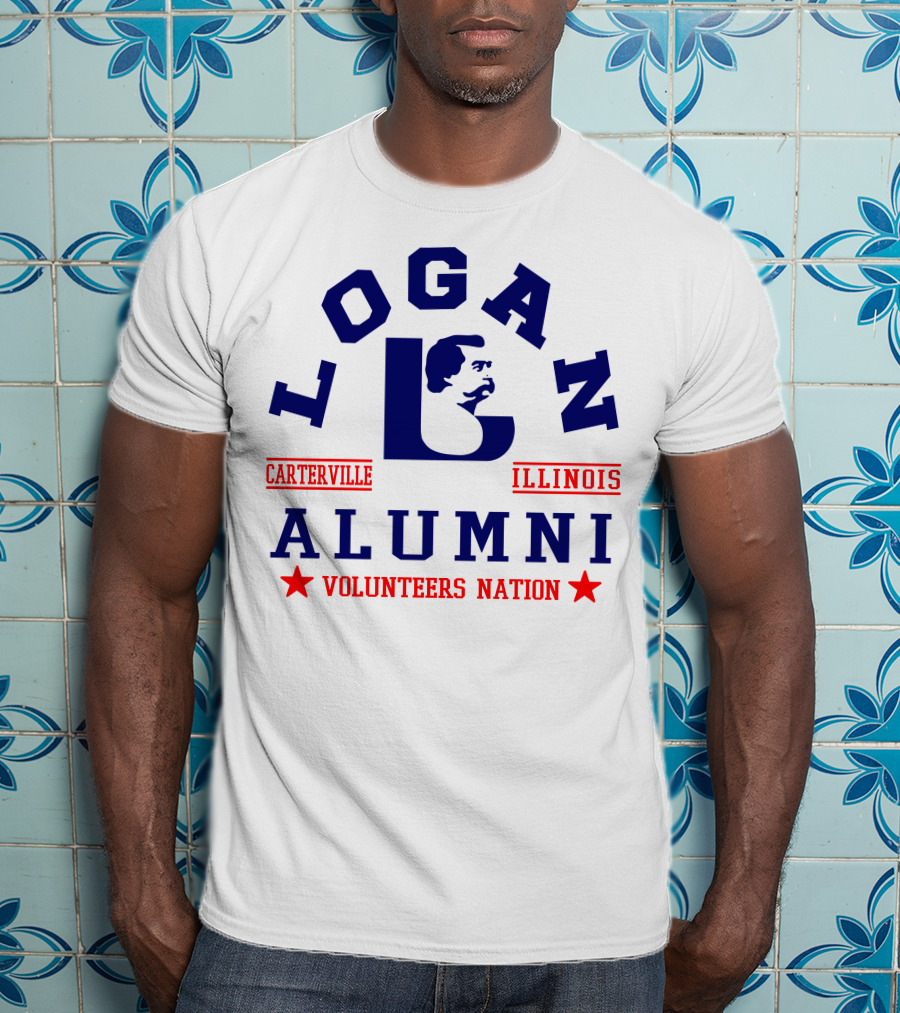 Logan Alumni Carterville Illinois Volunteers Nation T-Shirt