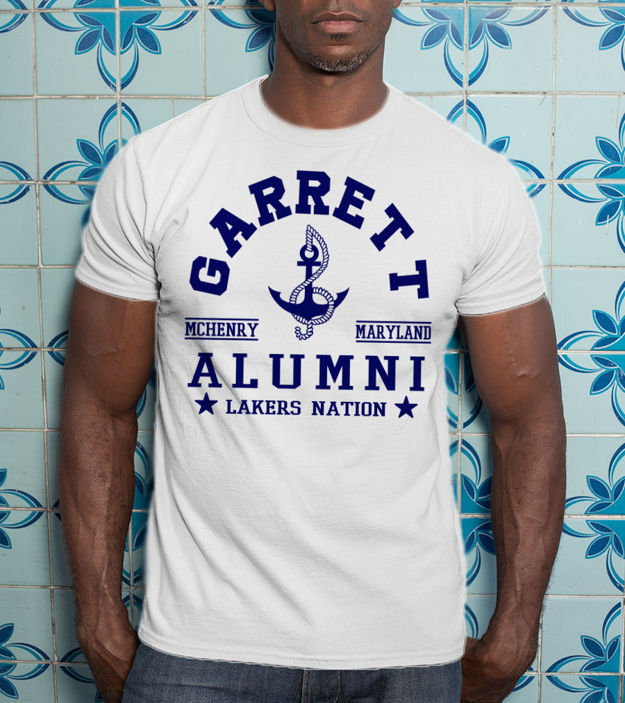Garrett Alumni McHenry Maryland Lakers Nation T-Shirt