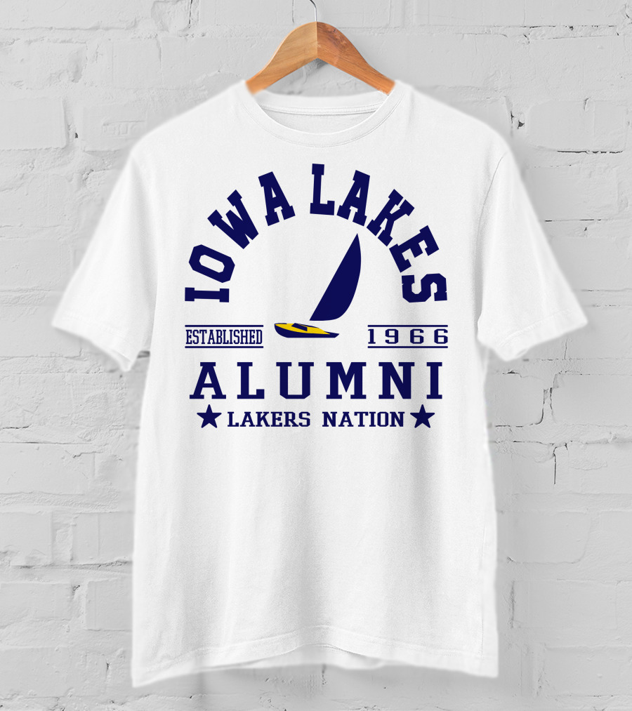 Iowa Lakes Alumni Established 1966 Lakers Nation T-Shirt