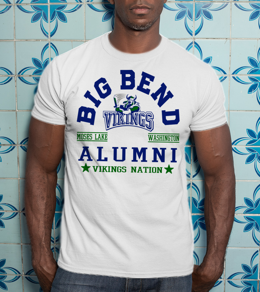 Big Bend Vikings Alumni Moses Lake Washington Vikings Nation T-Shirt