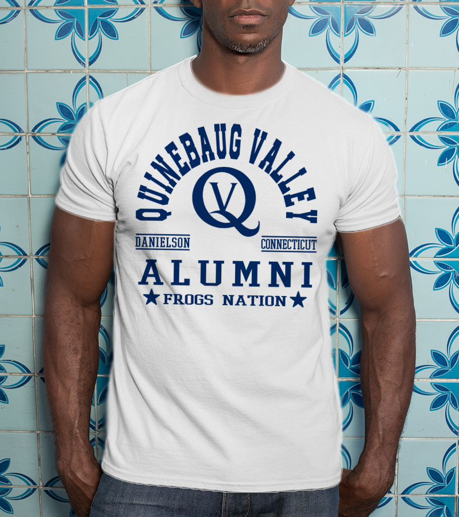 Quinebaug Valley Alumni Danielson Connecticut Frogs Nation T-Shirt