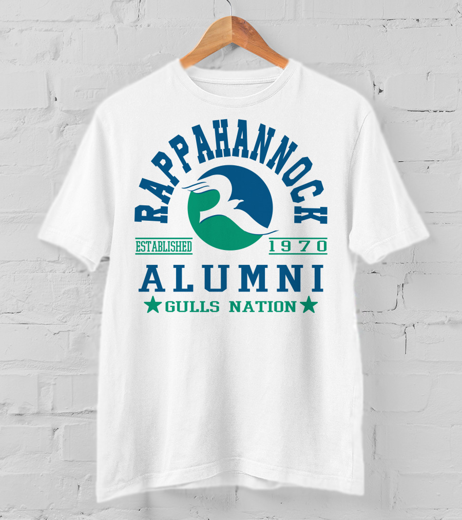 Rappahannock Alumni Established 1970 Gulls Nation T-Shirt