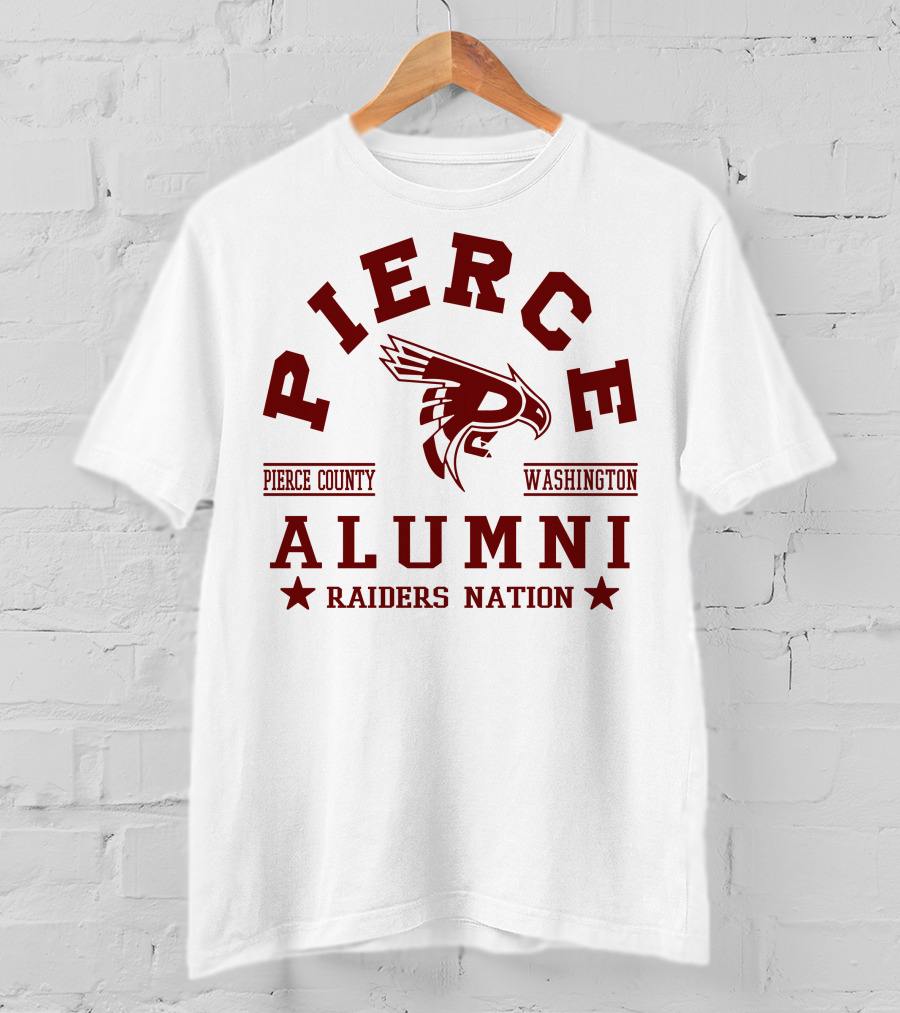 Pierce County Washington Alumni Raiders Nation T-Shirt