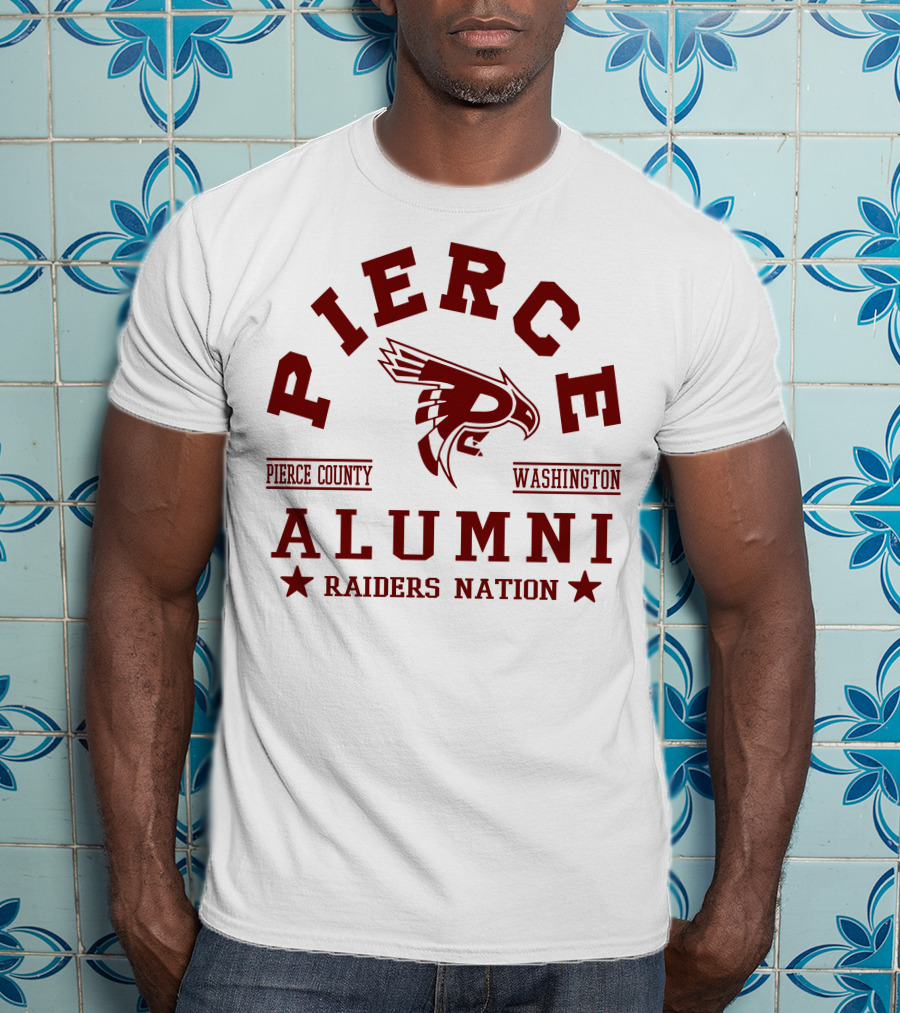 Pierce County Washington Alumni Raiders Nation T-Shirt