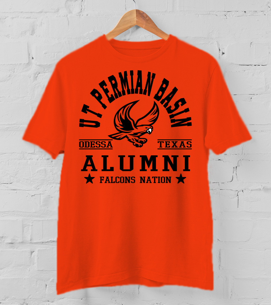 UT Permian Basin Alumni Falcons Nation Odessa Texas T-Shirt
