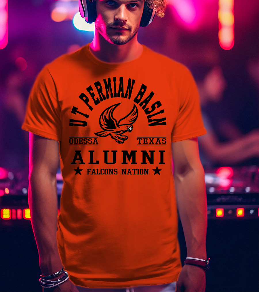UT Permian Basin Alumni Falcons Nation Odessa Texas T-Shirt