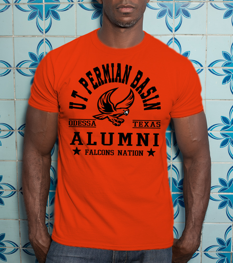 UT Permian Basin Alumni Falcons Nation Odessa Texas T-Shirt