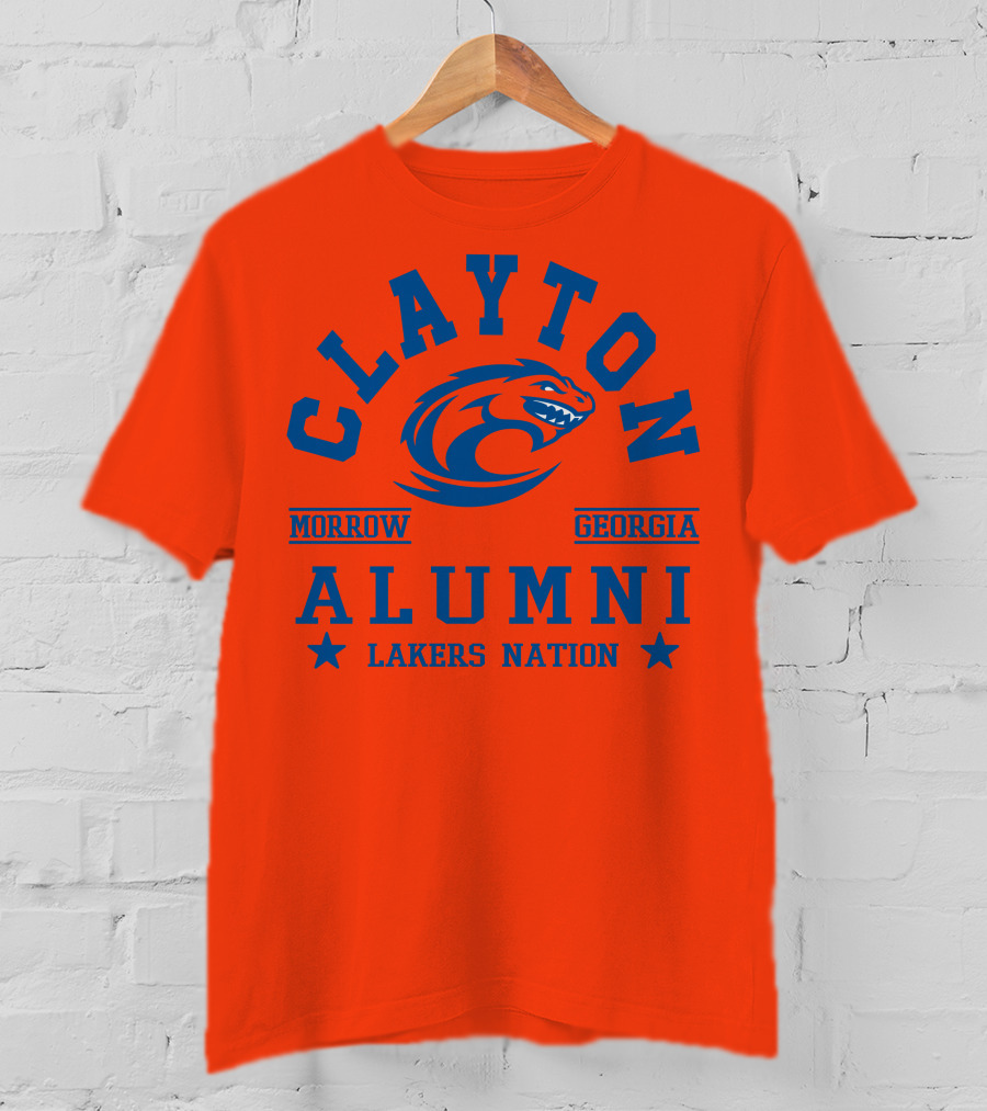 Clayton Morrow Georgia Alumni Lakers Nation T-Shirt