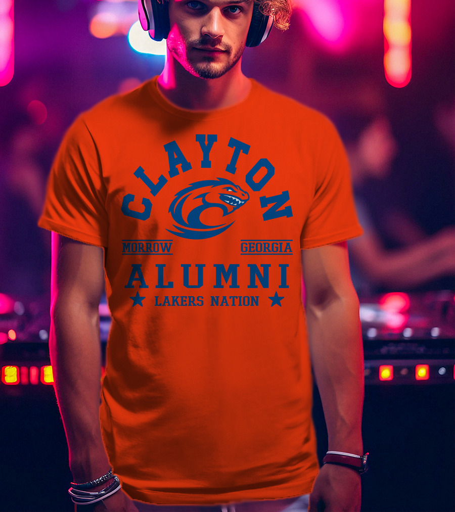 Clayton Morrow Georgia Alumni Lakers Nation T-Shirt