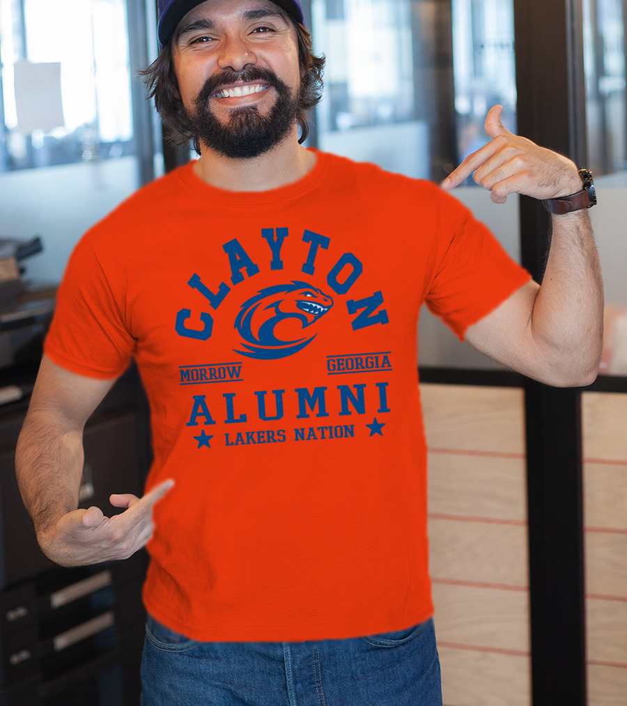 Clayton Morrow Georgia Alumni Lakers Nation T-Shirt
