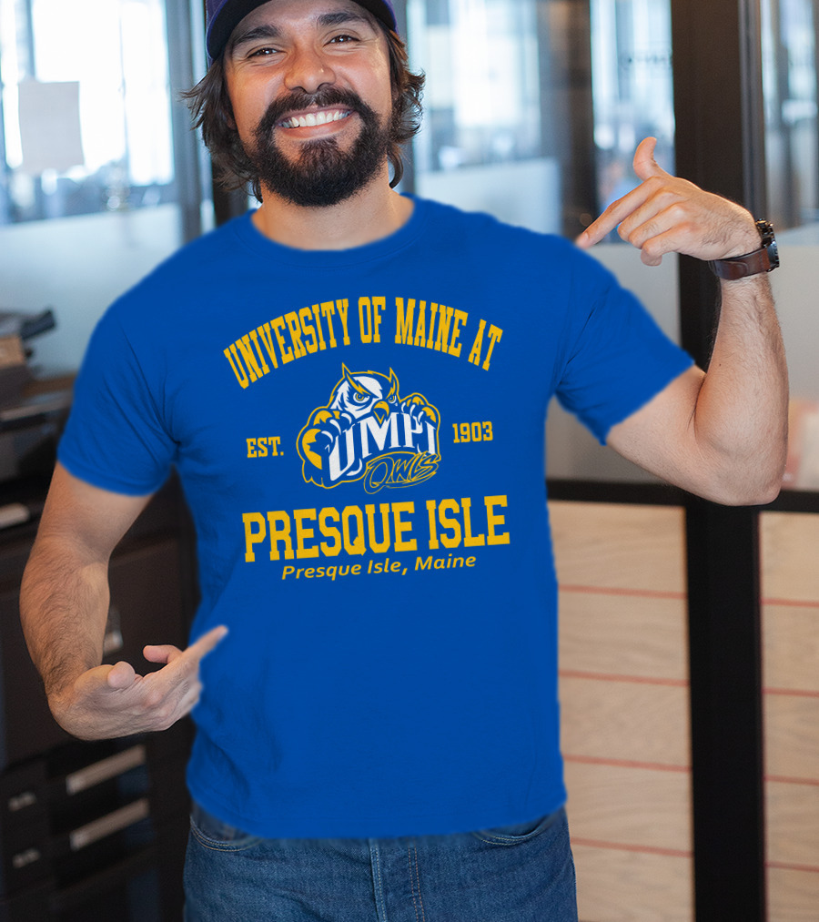 University Of Maine At Presque Isle Owls Est. 1903 Presque Isle Maine T-Shirt