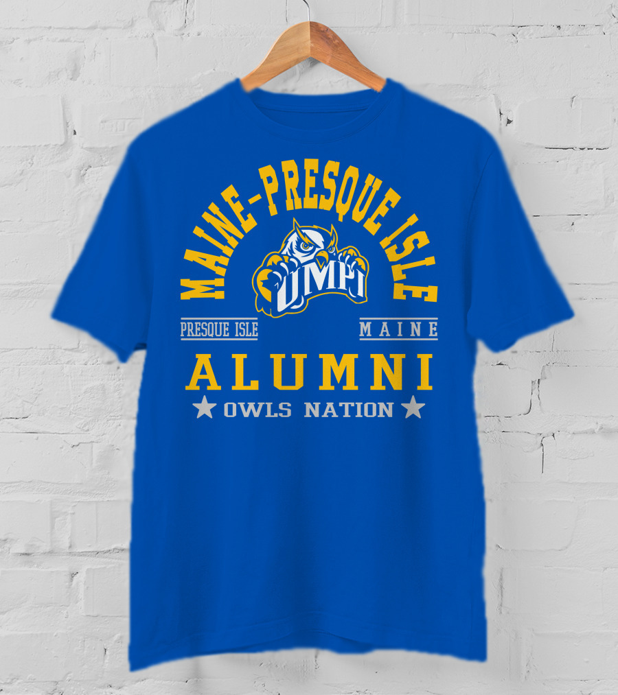 Maine-Presque Isle Alumni Owls Nation UMPI Maine T-Shirt