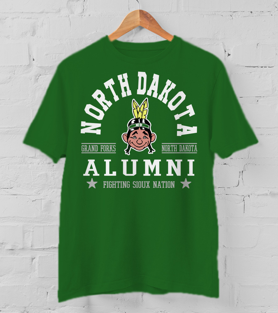 North Dakota Alumni Fighting Sioux Nation Grand Forks T-Shirt