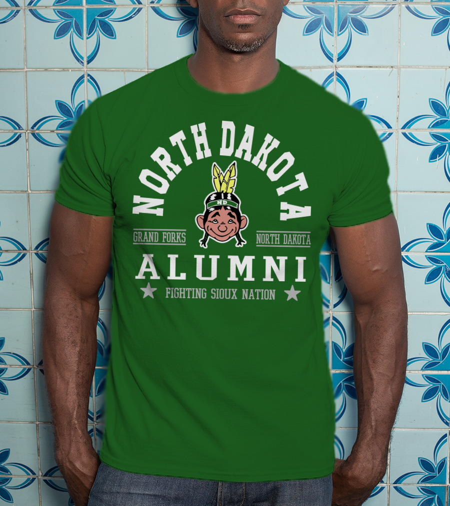 North Dakota Alumni Fighting Sioux Nation Grand Forks T-Shirt