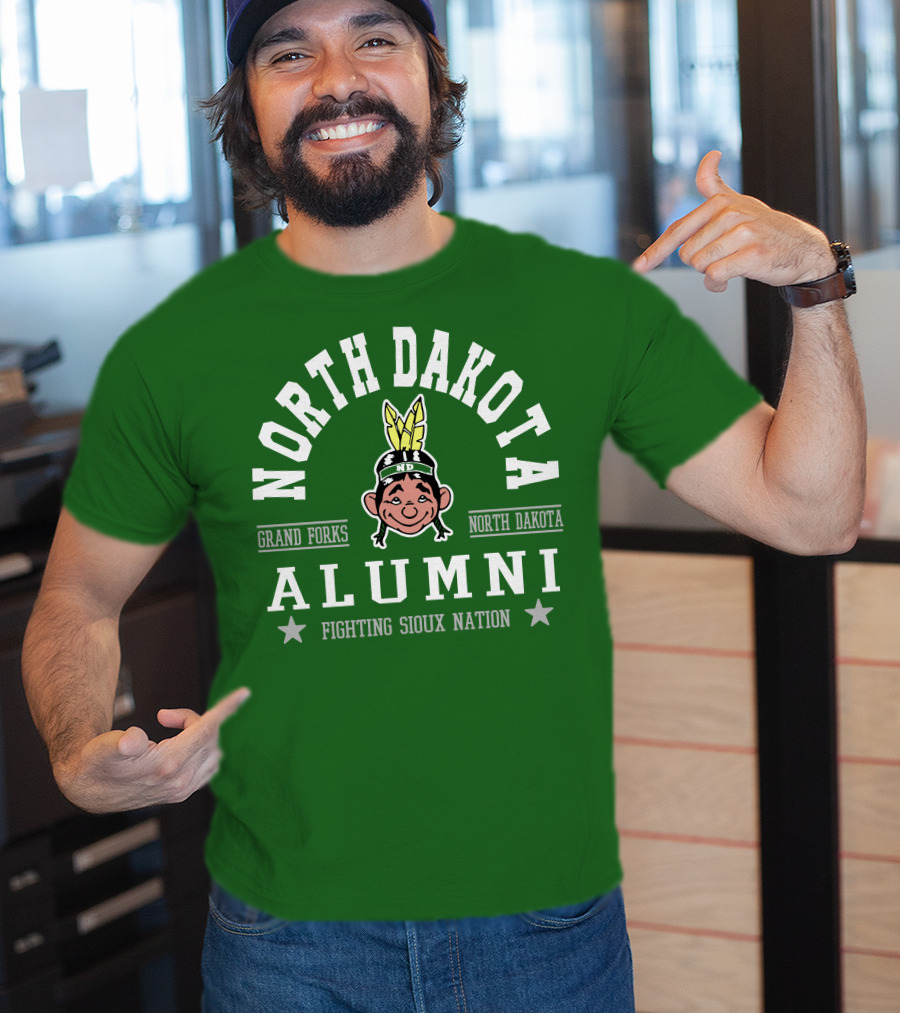 North Dakota Alumni Fighting Sioux Nation Grand Forks T-Shirt